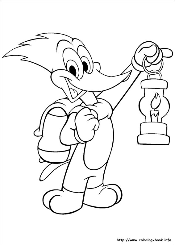 Woody Woodpecker kolorowanki
